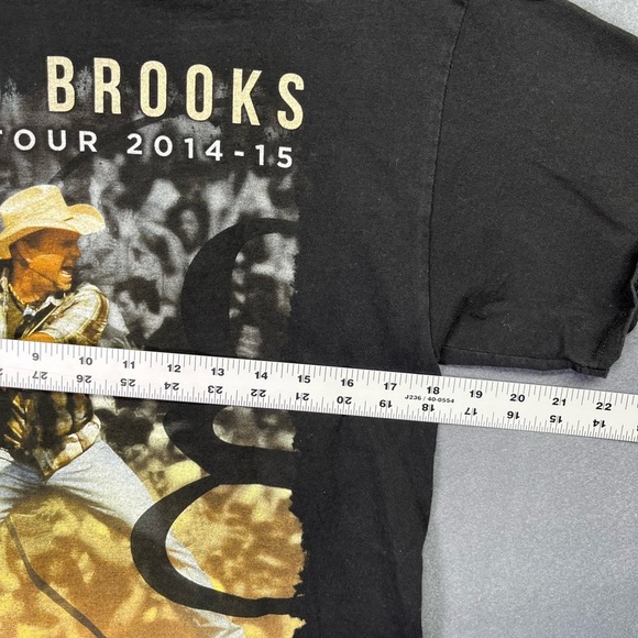 Garth Brooks World tour ‘14-’15 Men’s Sz M Hanes Blk Country Music Concert 1532 - Picture 4 of 8